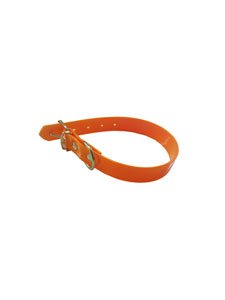 COLLAR BIOTHANE NARANJA 40 cm.